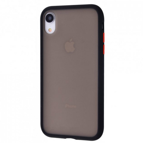 Чохол Shadow Matte на iPhone Xr Black/Red